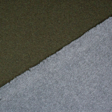 Olive Green & Grey Double-Sided Jersey