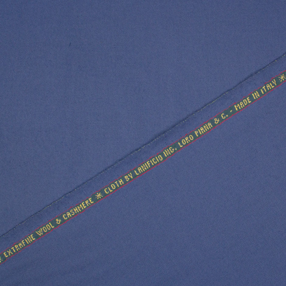 Periwinkle Blue Wool & Cashmere Extrafine Flannel