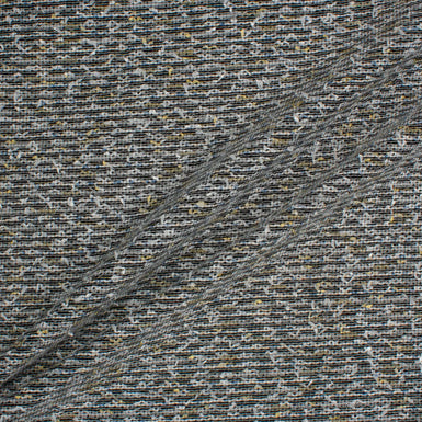 Grey Shaded Metallic Tweed Bouclé
