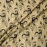 Metallic Gold Paisley Silk Blend Black Brocade (A 1.30m Piece)