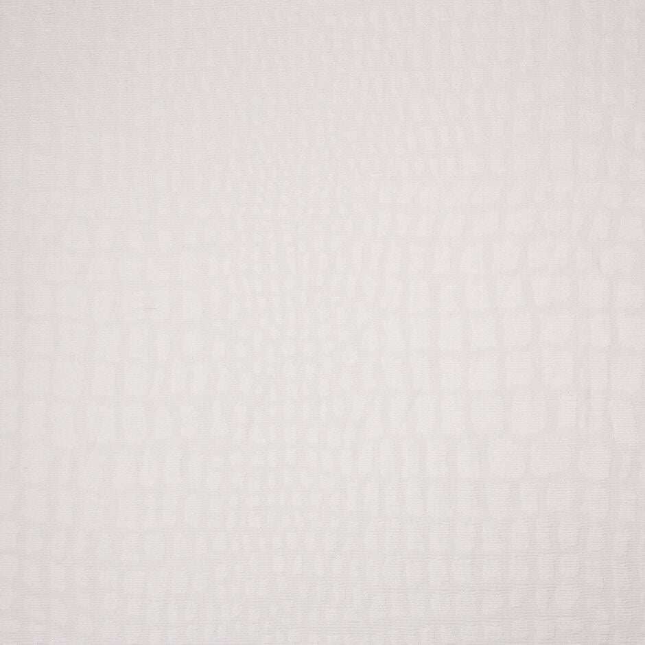 White Animal Jacquard Pure Cotton Piqué (A 2.70m Piece)