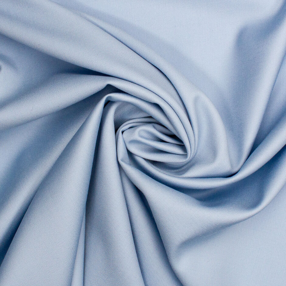 Soft Sky Blue Super 130s Suiting Fabric