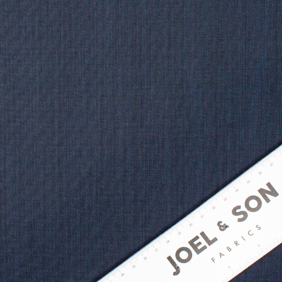 Dark Navy Blue Super 130s Pure Wool Suiting