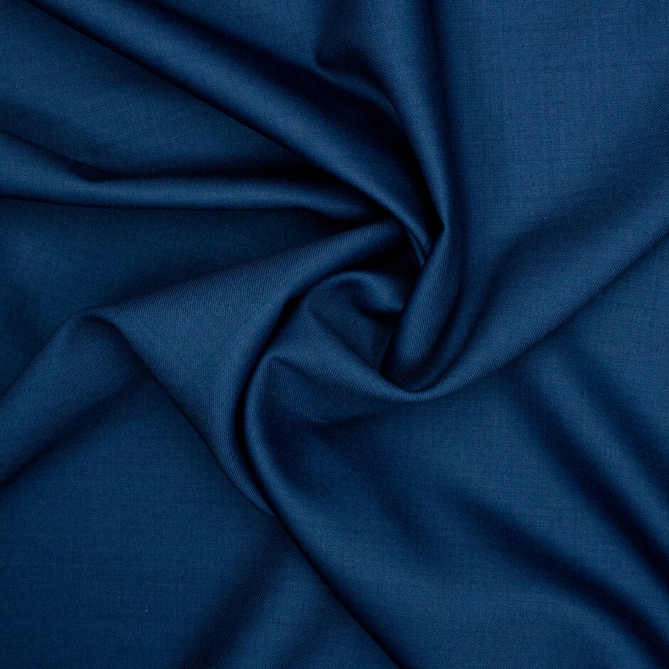 Deep Blue Super 130s Pure Wool Suiting