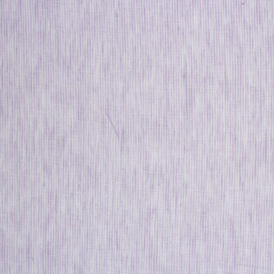 Lavender Striped Pure Linen Shirting