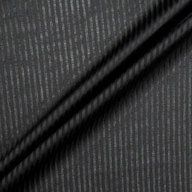 Black Striped Jacquard Superfine Pure Cotton