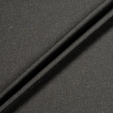Dark Grey Pure Brushed Cotton Shirting