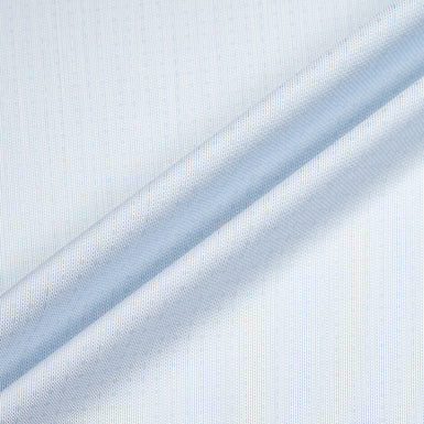 Striped & Spot Jacquard Blue Pure Cotton