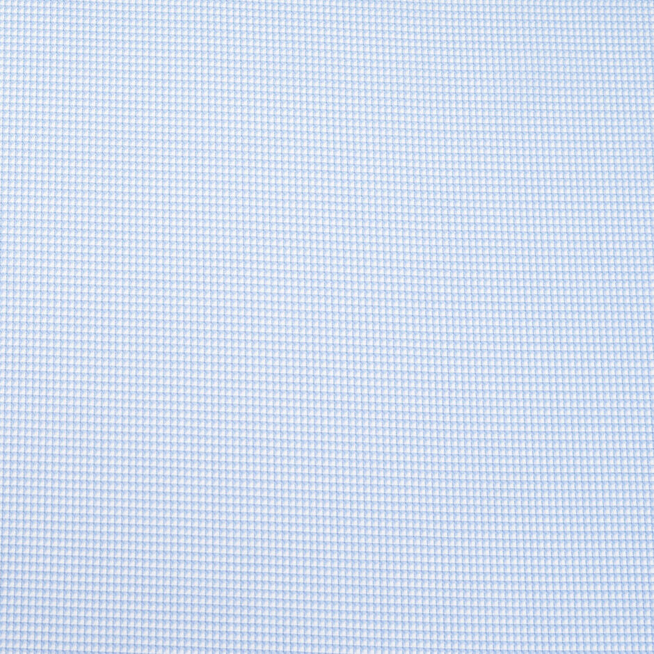 Triangle & Square Jacquard Blue & White Pure Cotton