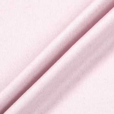 Double-Faced Pale Pink & Cherry Red Pure Cashmere