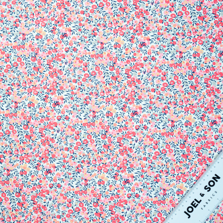 Candy Pink 'Wiltshire' Liberty Cotton Tana Lawn
