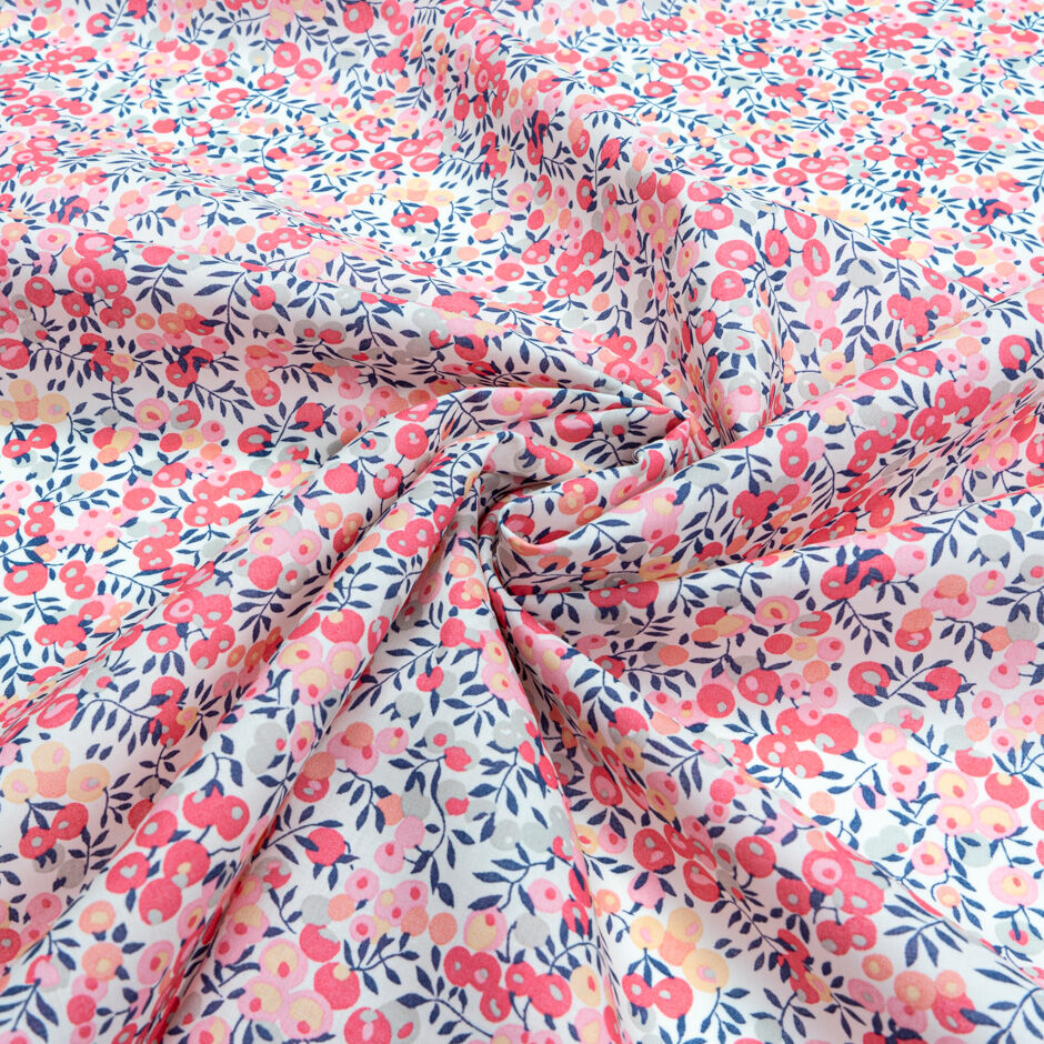 Candy Pink 'Wiltshire' Liberty Cotton Tana Lawn