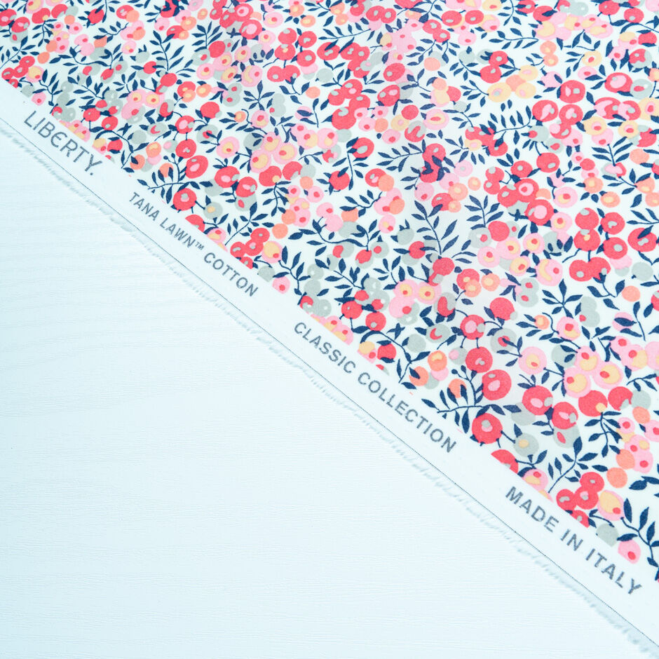 Candy Pink 'Wiltshire' Liberty Cotton Tana Lawn