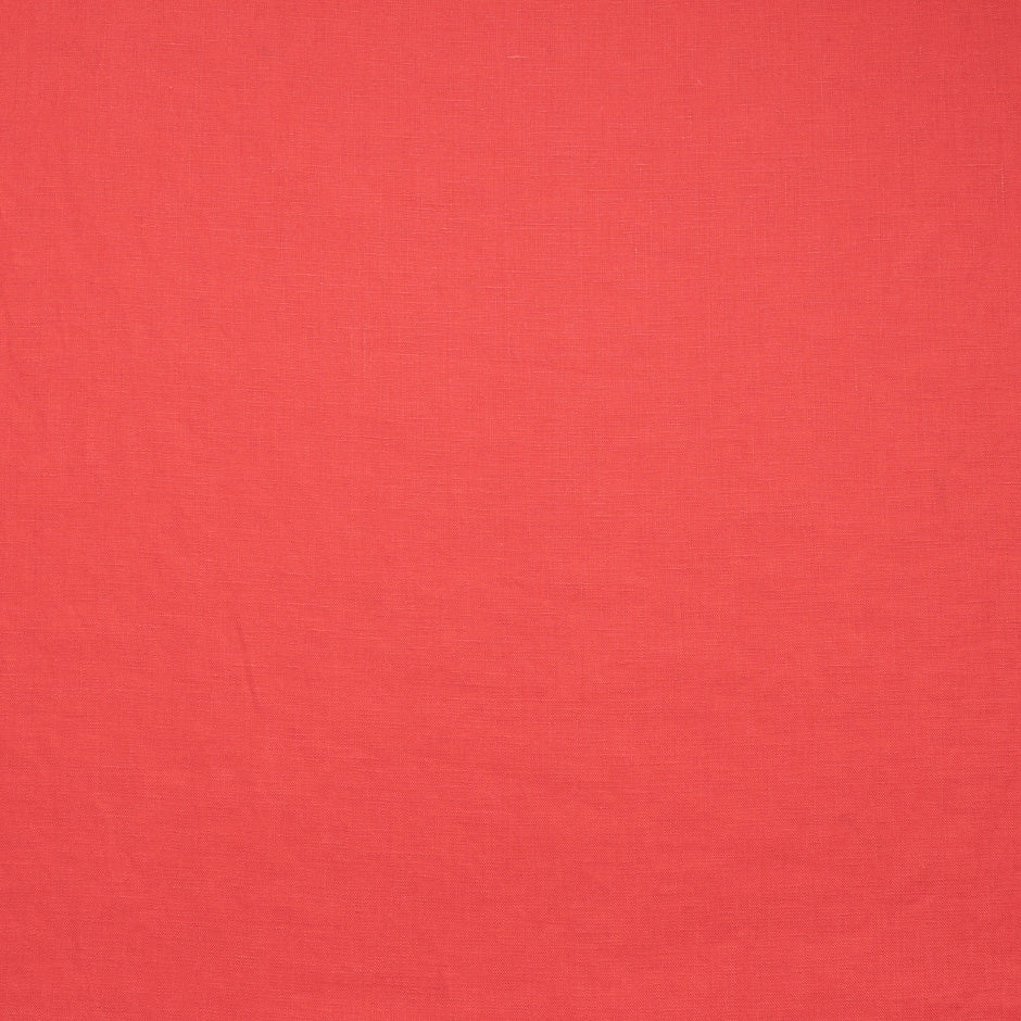 Lighter Weight Rich Red Pain Linen