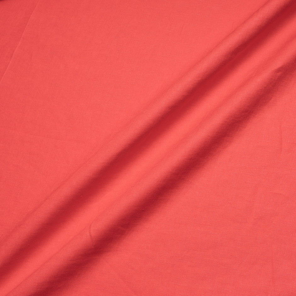 Lighter Weight Rich Red Pain Linen
