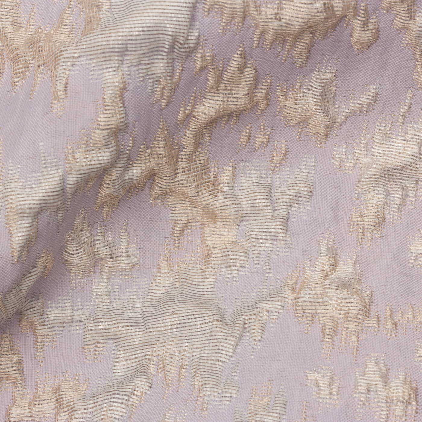 Pastel Lilac and Silver Grey Silk Brocade (A 2.50m Piece)