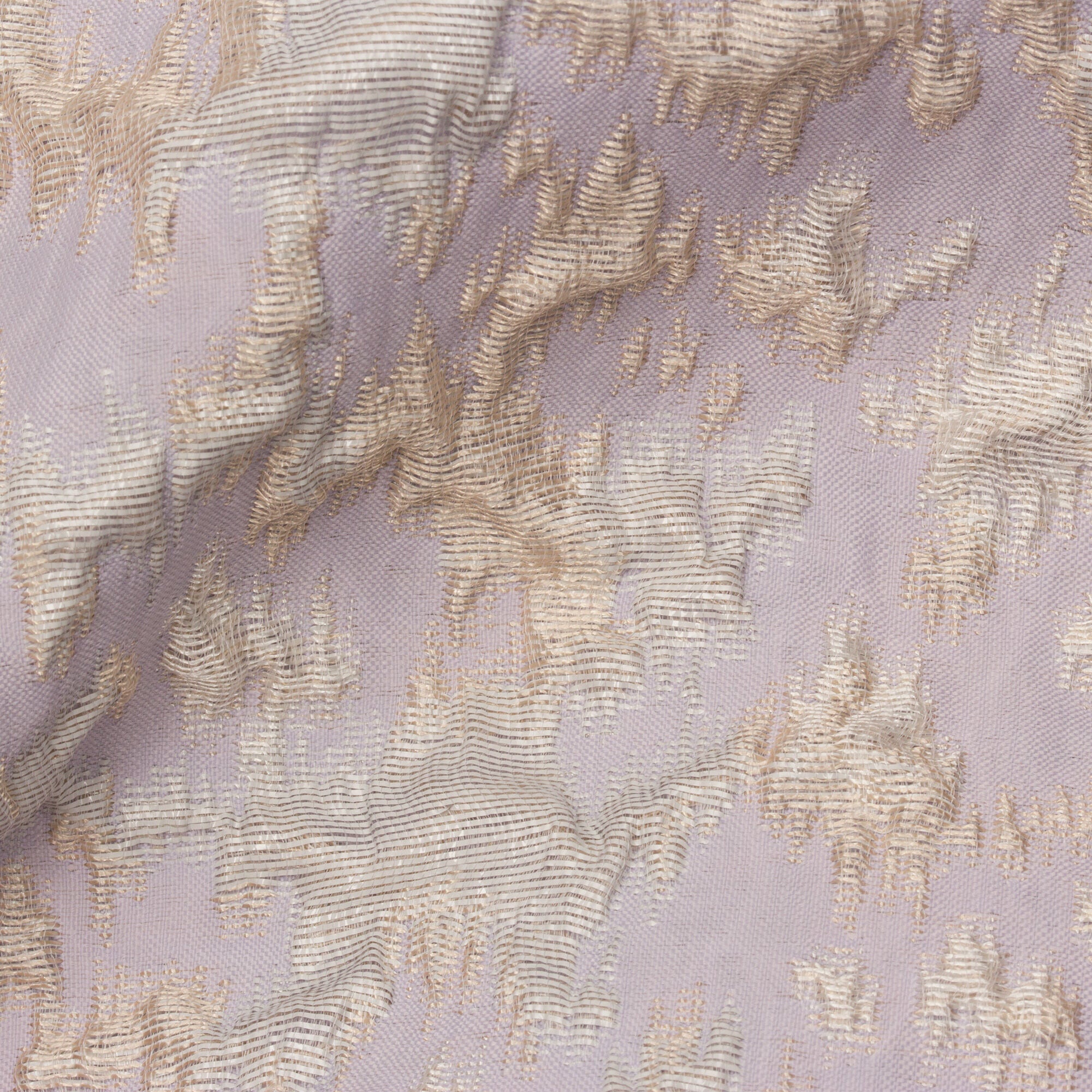 Pastel Lilac and Silver Grey Silk Brocade (A 2.50m Piece)