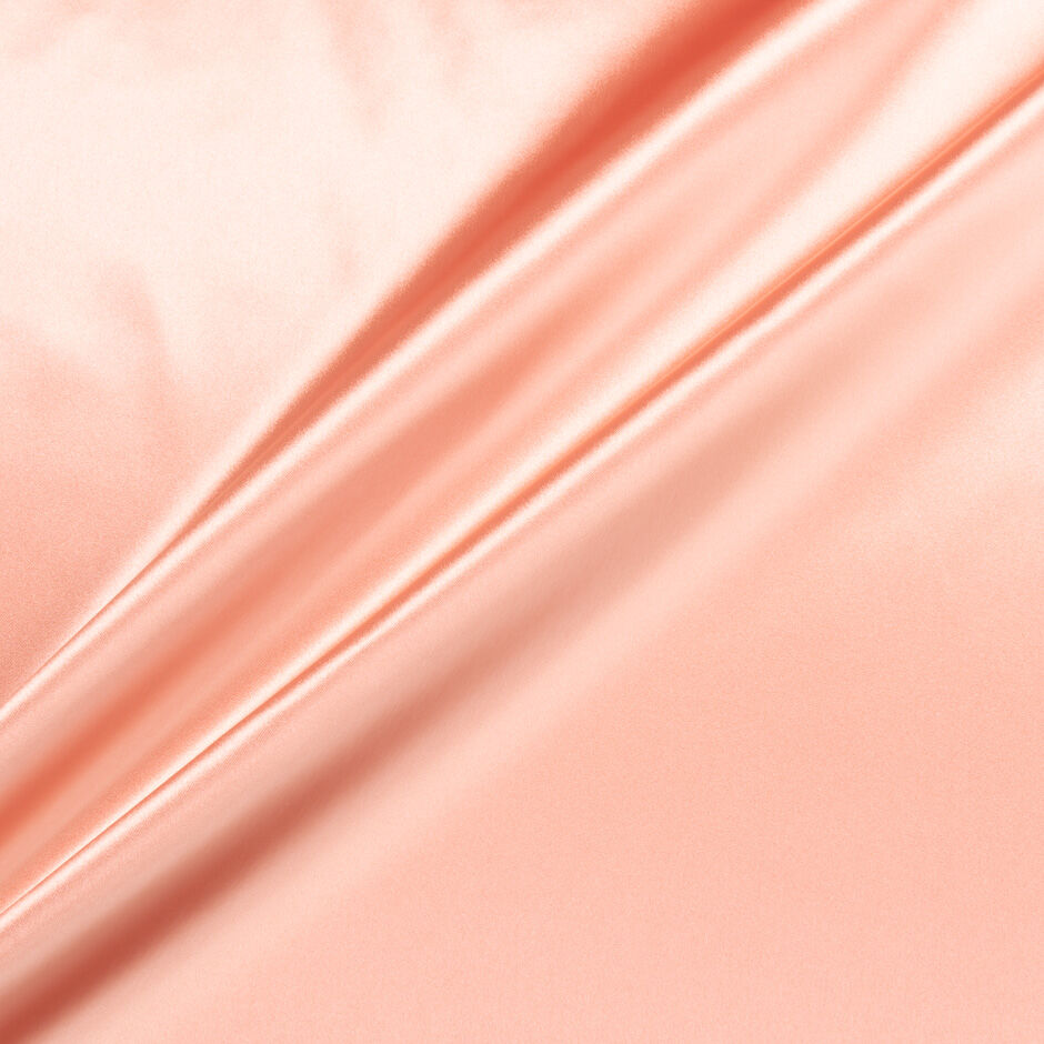 Antique Rose Pink Stretch Satin