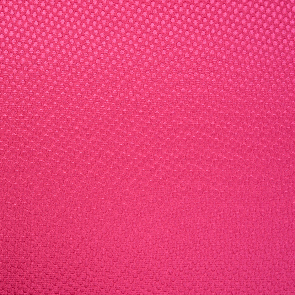 Cherry Pink Spot Jacquard Silk & Wool Cloqué