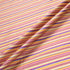 Fuchsia Pink, Lime & Purple Striped Silk Shantung