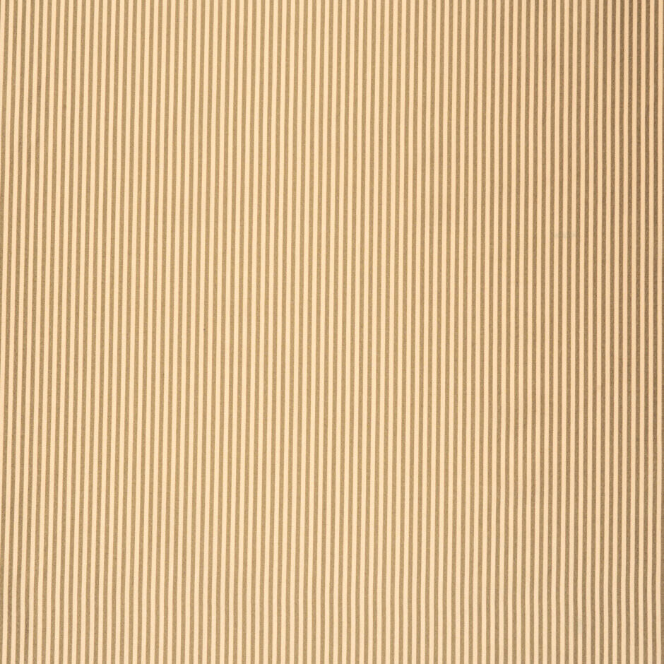 Peach & Brown Fine Striped Pure Silk Taffeta