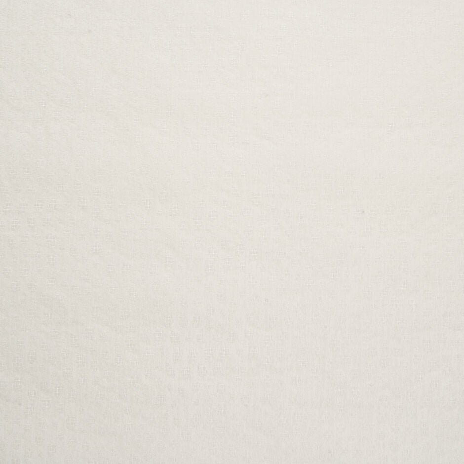 Ivory Pure Silk Double Organza Spot Jacquard