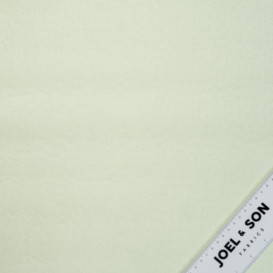 Soft Mint Green Spot Jacquard Organza