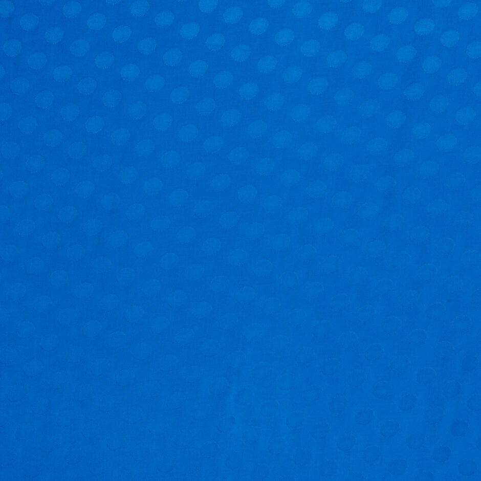 Royal Blue Spot Jacquard Microfibre