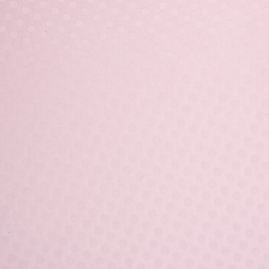 Baby Pink Spot Jacquard Microfibre