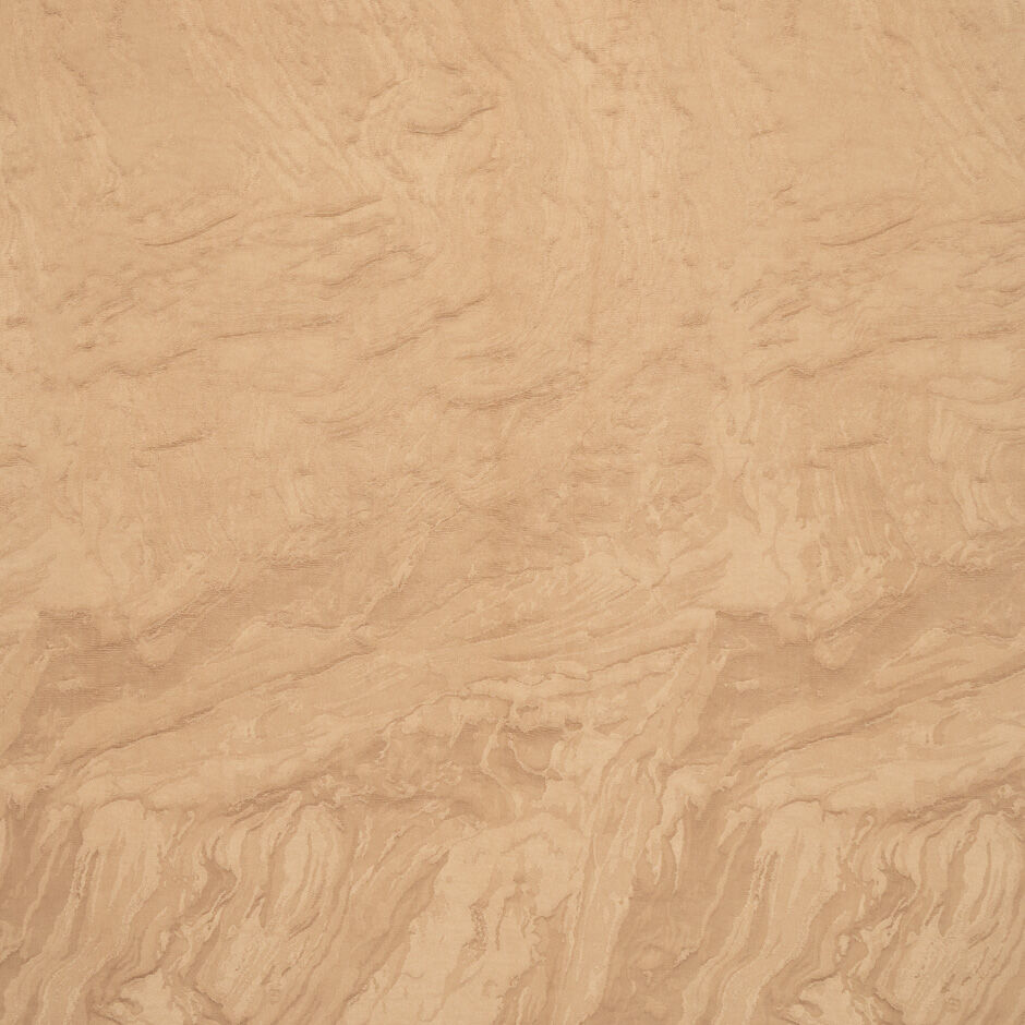 Caramel Abstract Jacquard Crêpe Microfibre