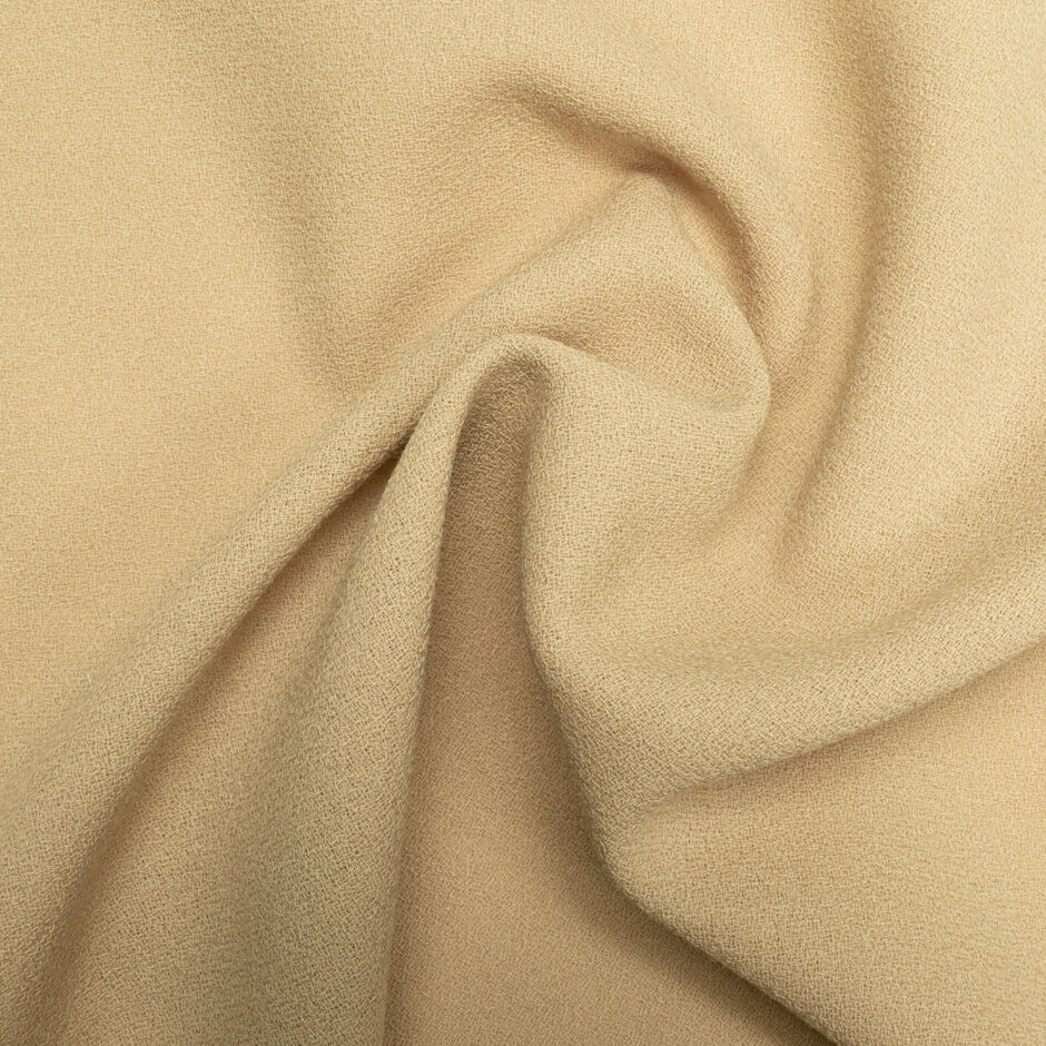 Soft Nude Single Wool Crêpe
