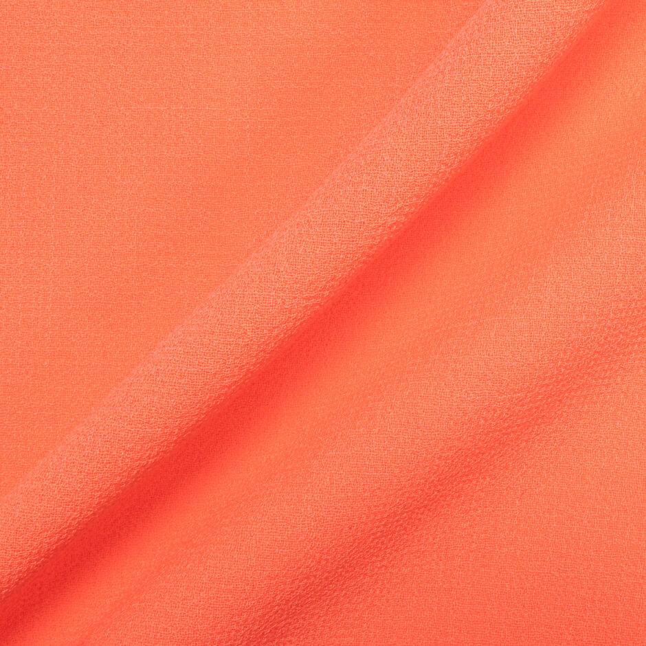 Rich Peach Double Wool Crêpe (A 2.70m Piece)