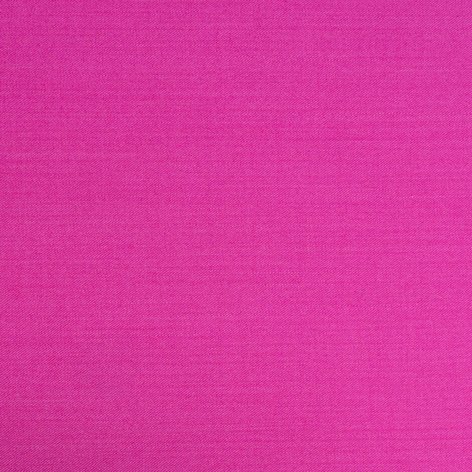 Bright Fuchsia Pink Wool Gaberdine