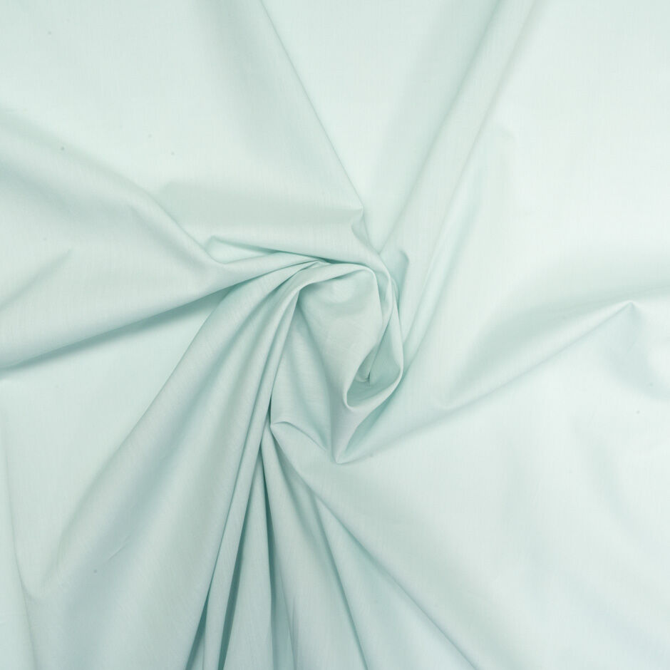 Ice Blue Pure Cotton Taffeta