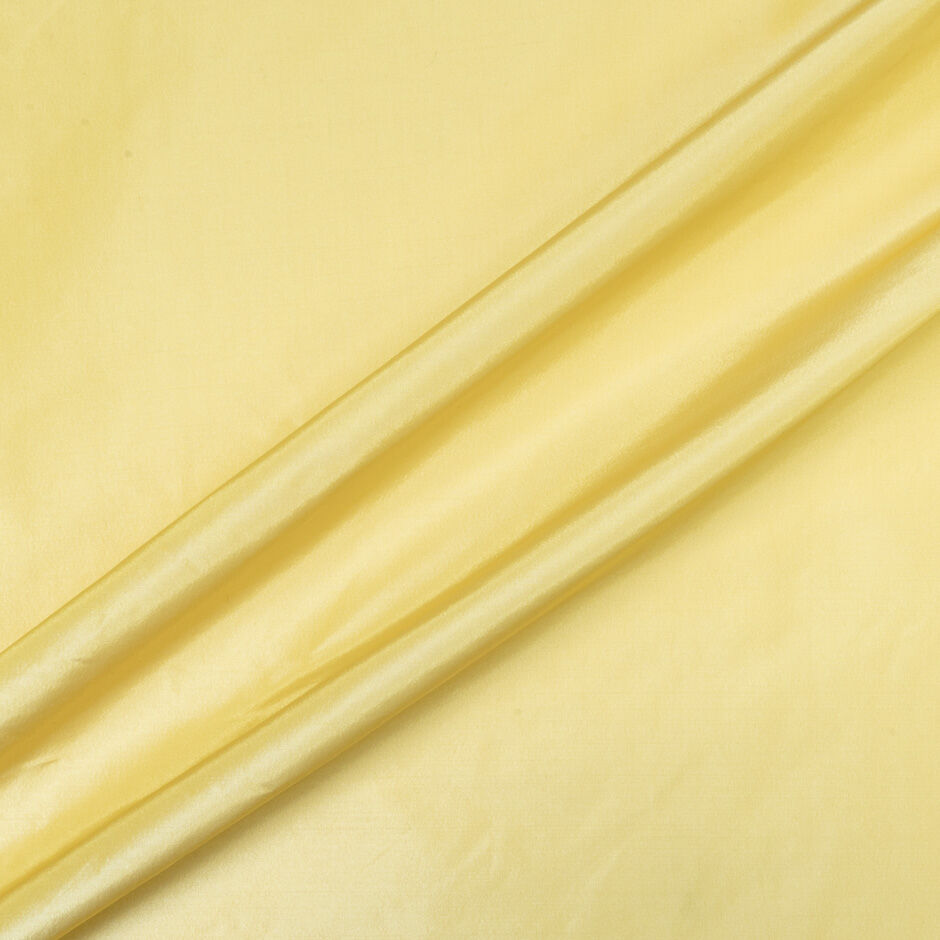 Sunflower Yellow Plain Silk Taffeta