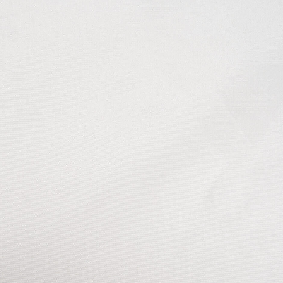 Fresh White Plain Silk Taffeta