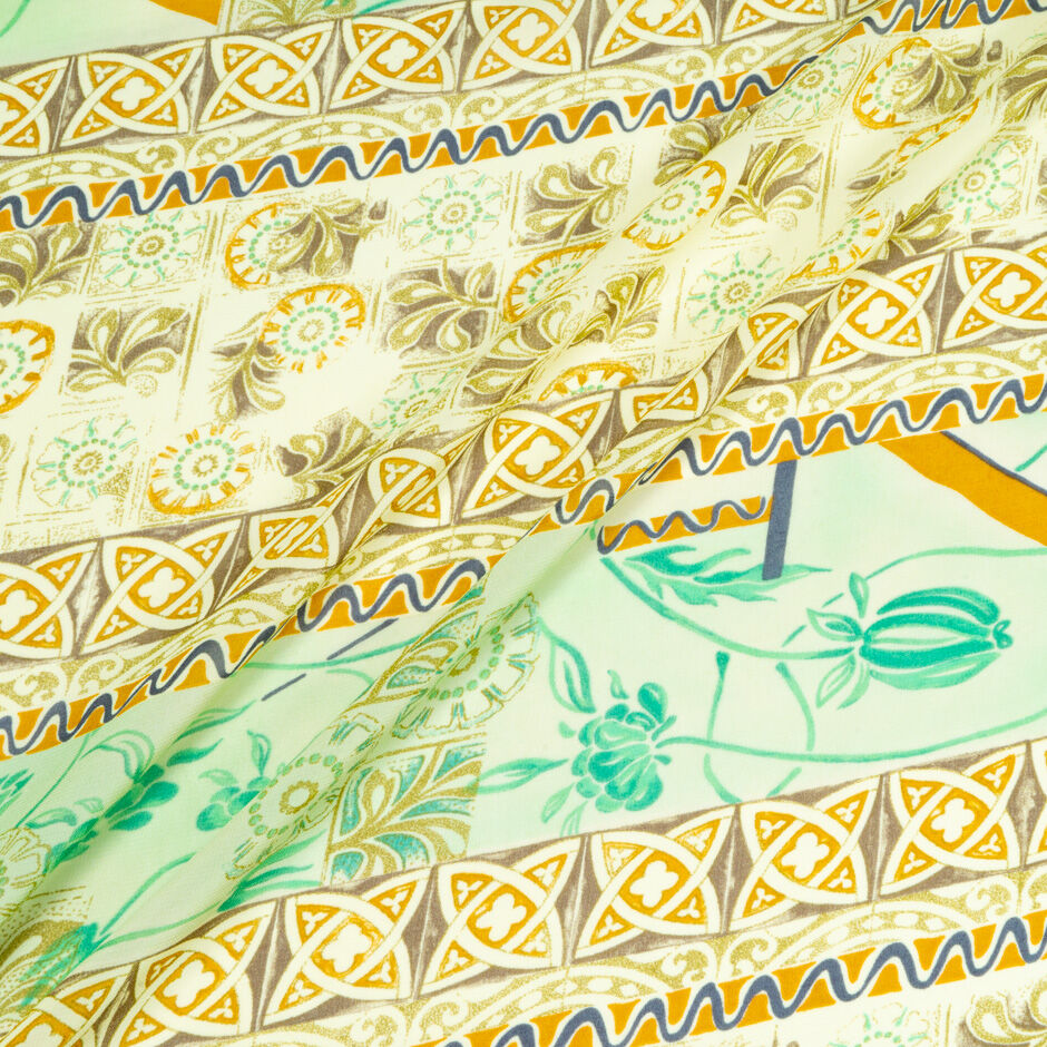 Floral & Patterned Microfibre Georgette