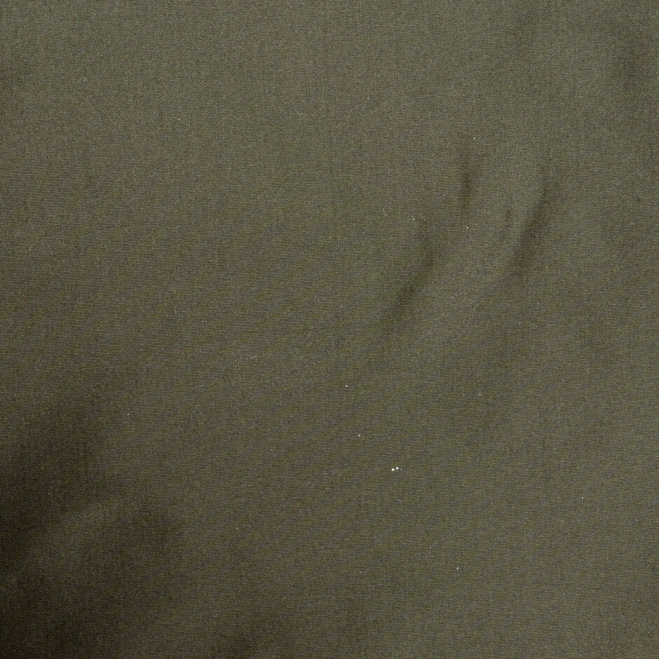 Dark Khaki Pure Silk Taffeta