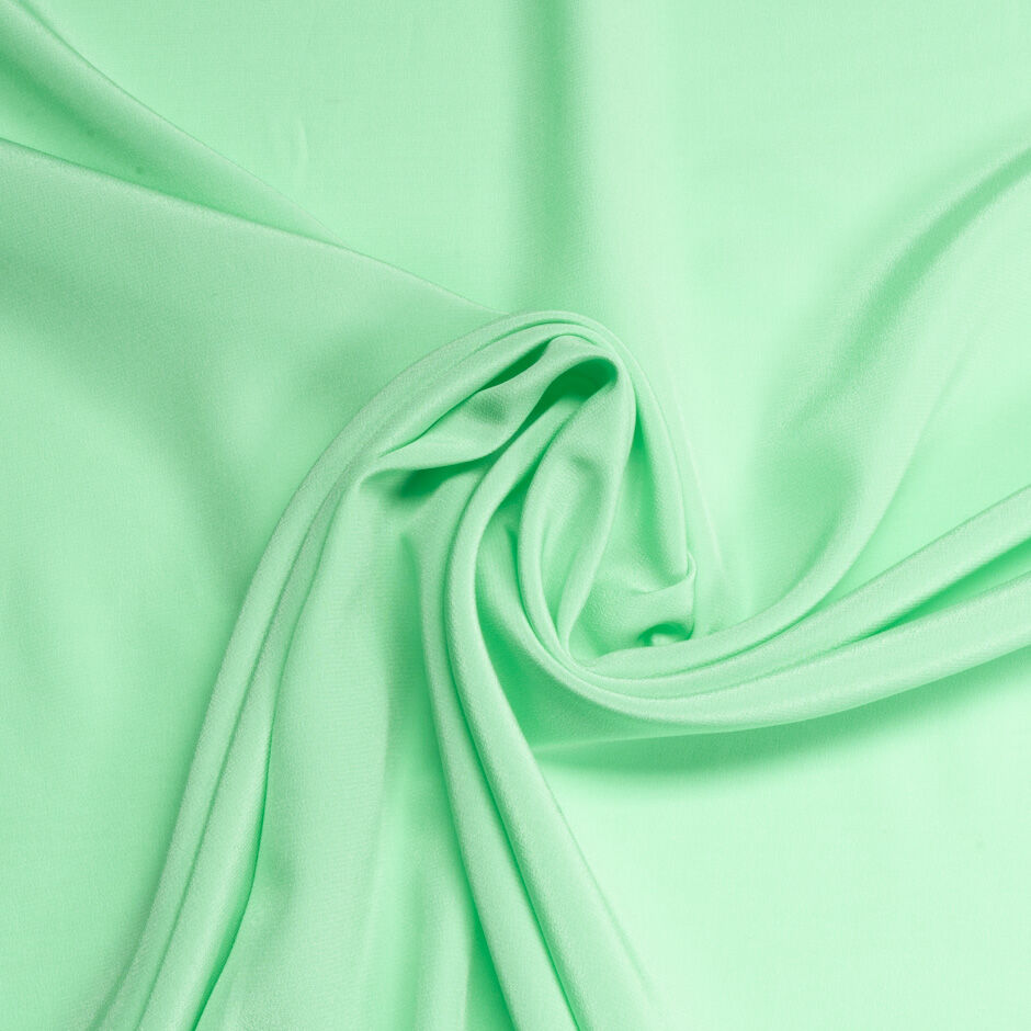 Mint Pure Silk Crêpe de Chine (A 3m Piece)