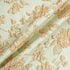 Beige Floral Tone on Tone Pale Mint Green Cloqué