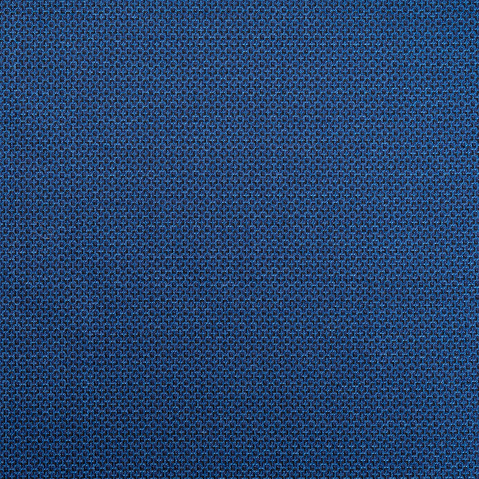 Two-Tone Blue Super 130s Jacquard Wool Suiting