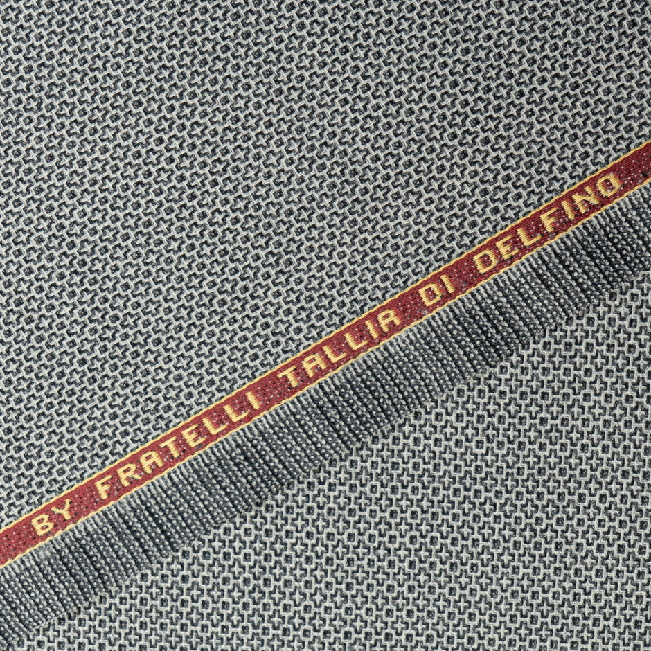 Super 130s Pure Wool Jacquard Suiting