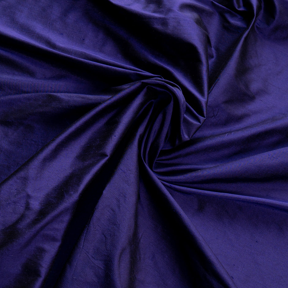 Deep Purple Pure Silk Dupion