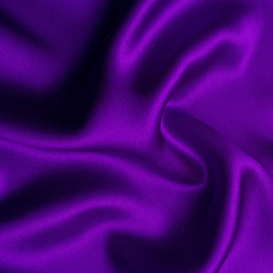 Royal Purple Silk Satin