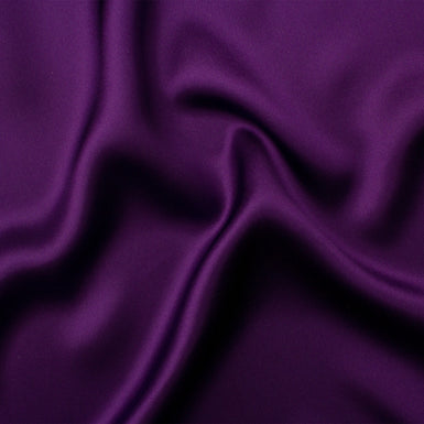 Deep Purple Silk Satin