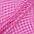 Fuchsia Pink Gingham Printed Luxury Cotton