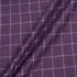 Lilac Checkered Purple Wool Blend