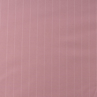 Dusty Pink Pinstriped Pure Wool