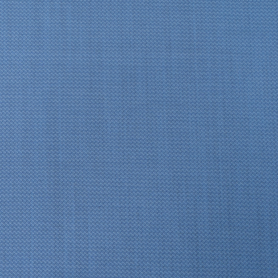 Deep Sky Blue Herringbone Super 130s Pure Tropical Wool