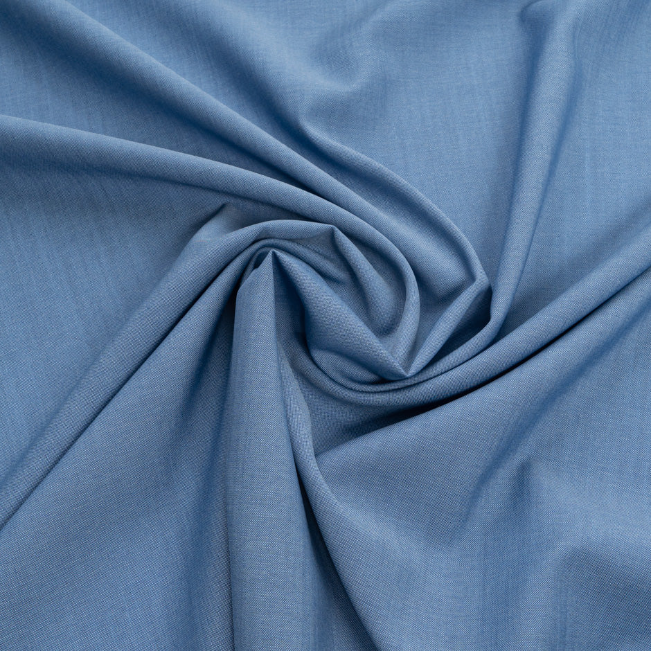 Rich Blue Super 130s Pure Tropical Wool